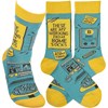 Socks - My Working From Home Socks - One Size Fits Most - Cotton, Nylon, Spandex