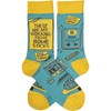 Socks - My Working From Home Socks - One Size Fits Most - Cotton, Nylon, Spandex