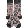 Socks - These Are My Don't Give A Shit Socks - One Size Fits Most - Cotton, Nylon, Spandex