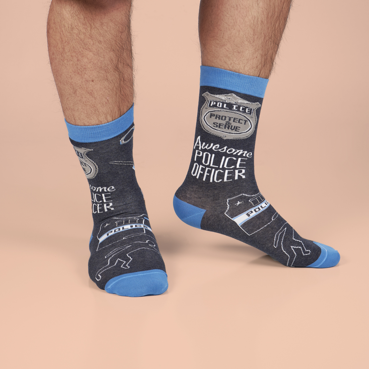 Cop Socks Awesome Police Officer Socks | Primitives By Kathy