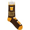 Socks - Awesome Beer Drinker - One Size Fits Most - Cotton, Nylon, Spandex