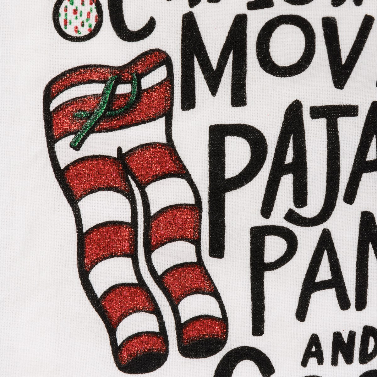 Christmas Movies Pajama Pants Kitchen Towel - Cotton