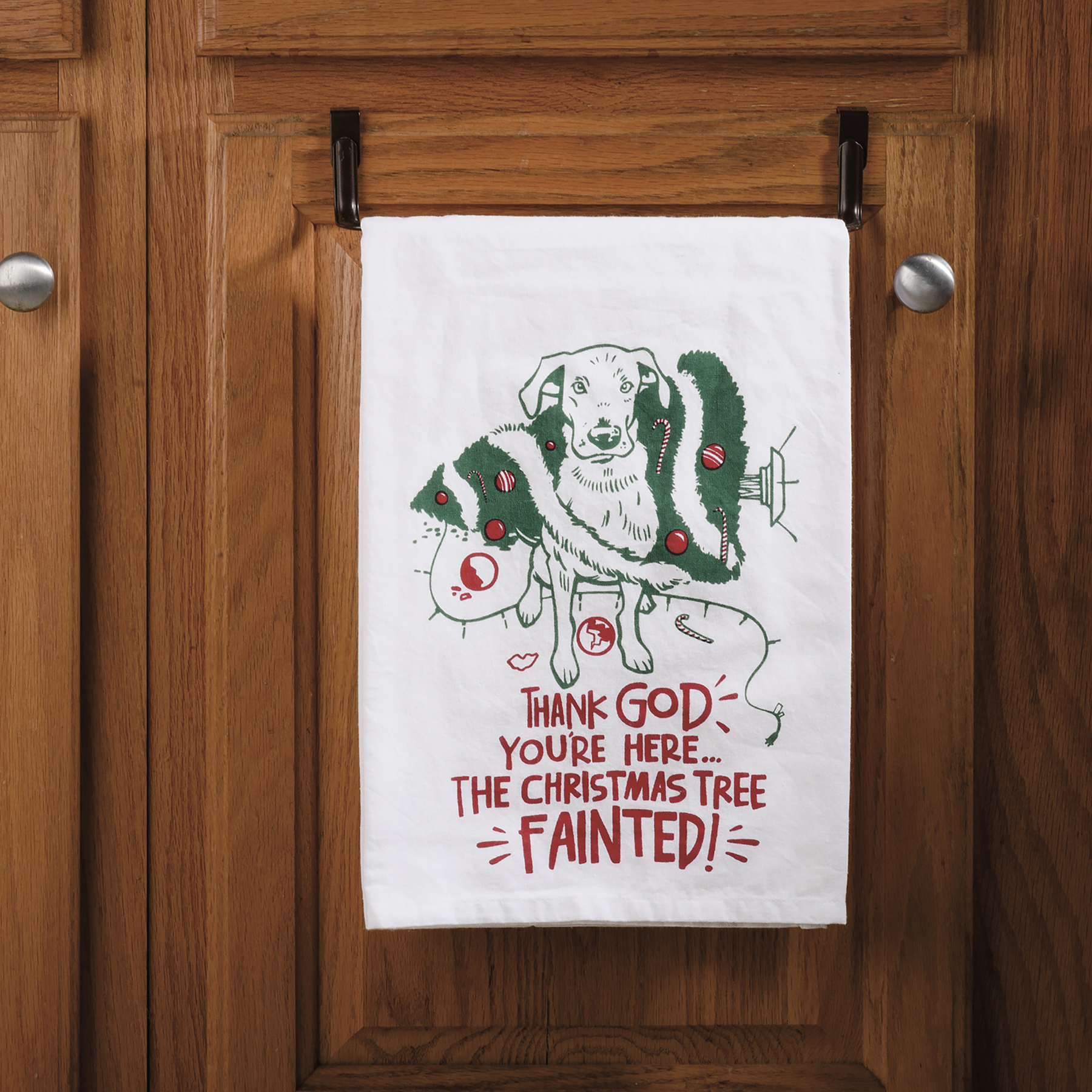 The Christmas Tree Fainted Kitchen Towel Primitives By Kathy