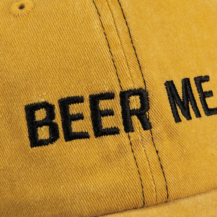 Beer Me Baseball Cap - Cotton, Metal