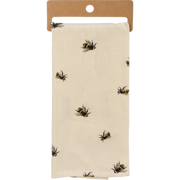 Kitchen Towel - Show Me The Honey - 18" x 28" - Cotton, Linen