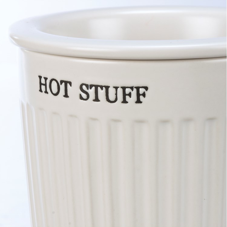 Hot Stuff Dip Warmer - Stoneware
