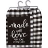 Made With Love Kitchen Towel - Cotton