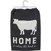 Home Is Where The Herd Is Kitchen Towel - Cotton