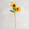 Sunflowers Pick - Plastic, Fabric, Wire
