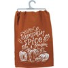 Happy Pumpkin Spice Season Chalk Kitchen Towel - Cotton