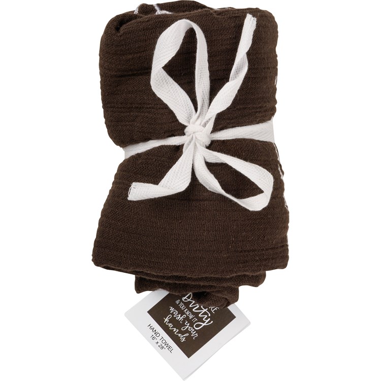Wash Your Hands Hand Towel - Cotton, Terrycloth