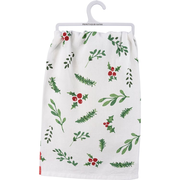 Merry Christmas Kitchen Towel - Cotton