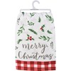Merry Christmas Kitchen Towel - Cotton
