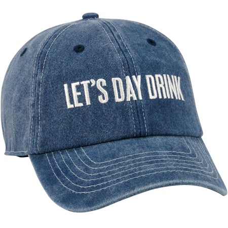 Let's Day Drink Baseball Cap - Cotton, Metal