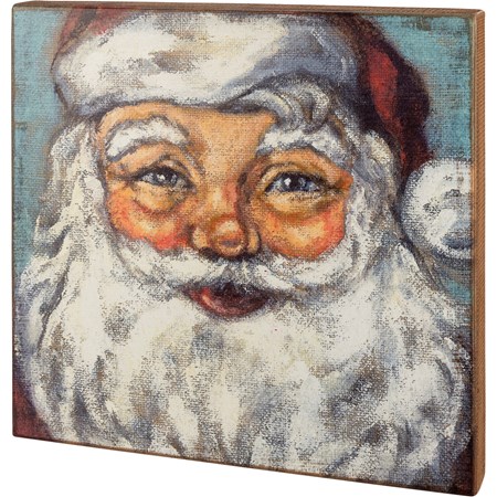 Santa Box Sign - Wood