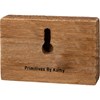 Block Sign - Proud To Be An American - 3" x 2" x 1" - Wood