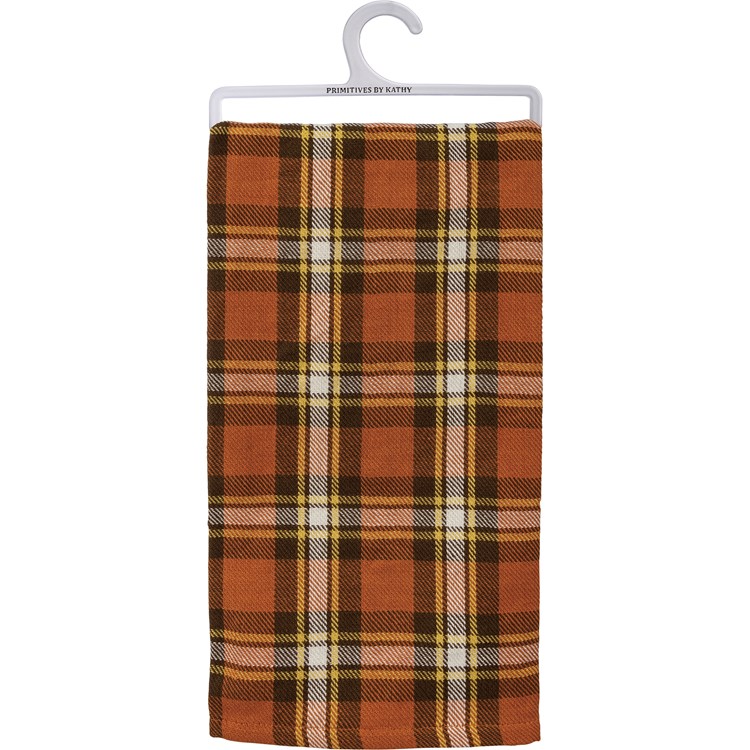 Kitchen Towel - Fall Plaid - 20" x 28" - Cotton