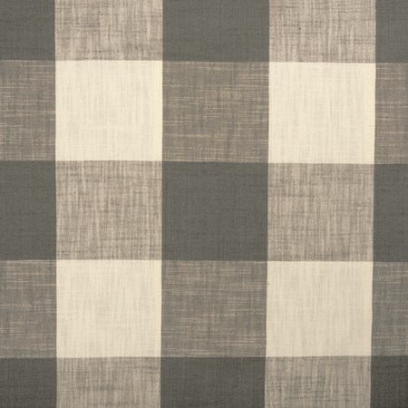 Fabric - Gray & Cream Check - 54" x 1 Yard - Cotton