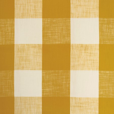 Fabric - Gold & Cream Check - 54" x 1 Yard - Cotton