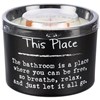 This Place Jar Candle - Soy Wax, Glass, Wood