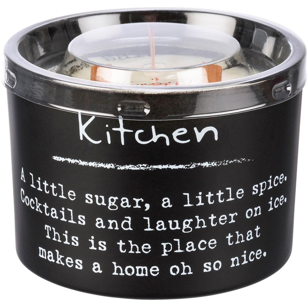 Kitchen Candle - Soy Wax, Glass, Wood