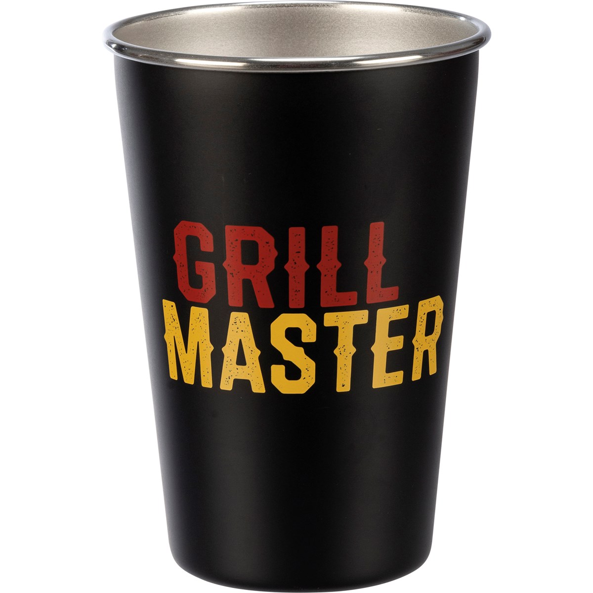 Pint - Grill Master - 16 oz., 3.50" Diameter x 4.75" - Stainless Steel