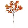 Pin Oak Leaves Large Pick - Plastic, Fabric, Wire
