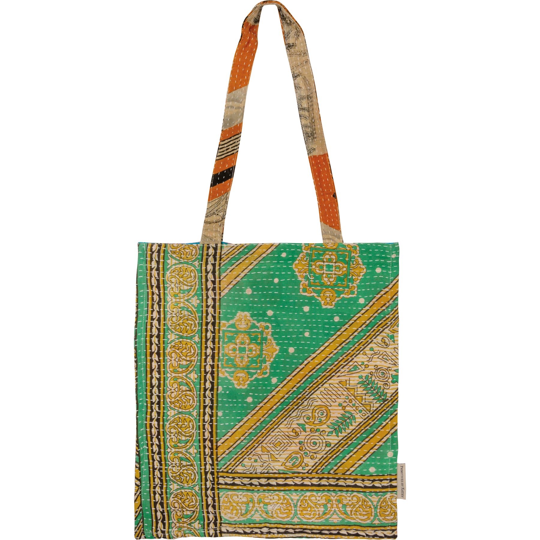 Primitives By Kathy Hello Sunshine Tote Bag | Recycled Material Double-Sided Tote With Daisy & Bee Design - View #2