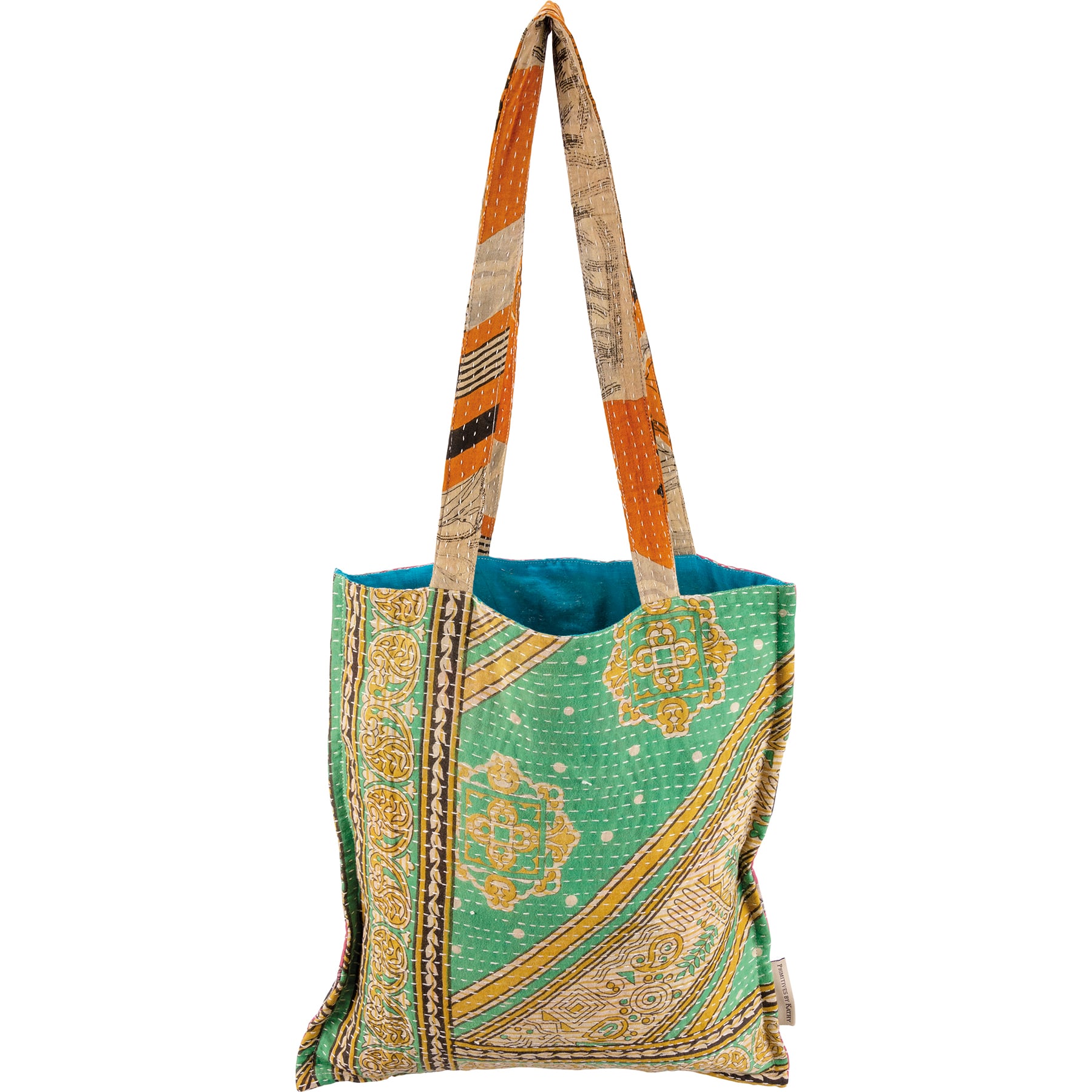 Primitives By Kathy Hello Sunshine Tote Bag | Recycled Material Double-Sided Tote With Daisy & Bee Design - View #6