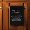 Kitchen Towel - Dog Lover Person With The Chew Toy - 28" x 28" - Cotton