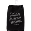 Cat Lady Committed Four Cats Ago Kitchen Towel - Cotton
