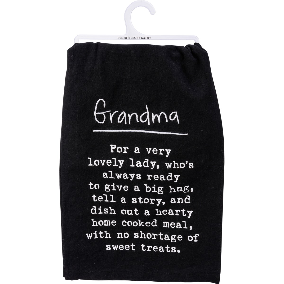 Grandma A Very Lovely Lady Kitchen Towel - Cotton