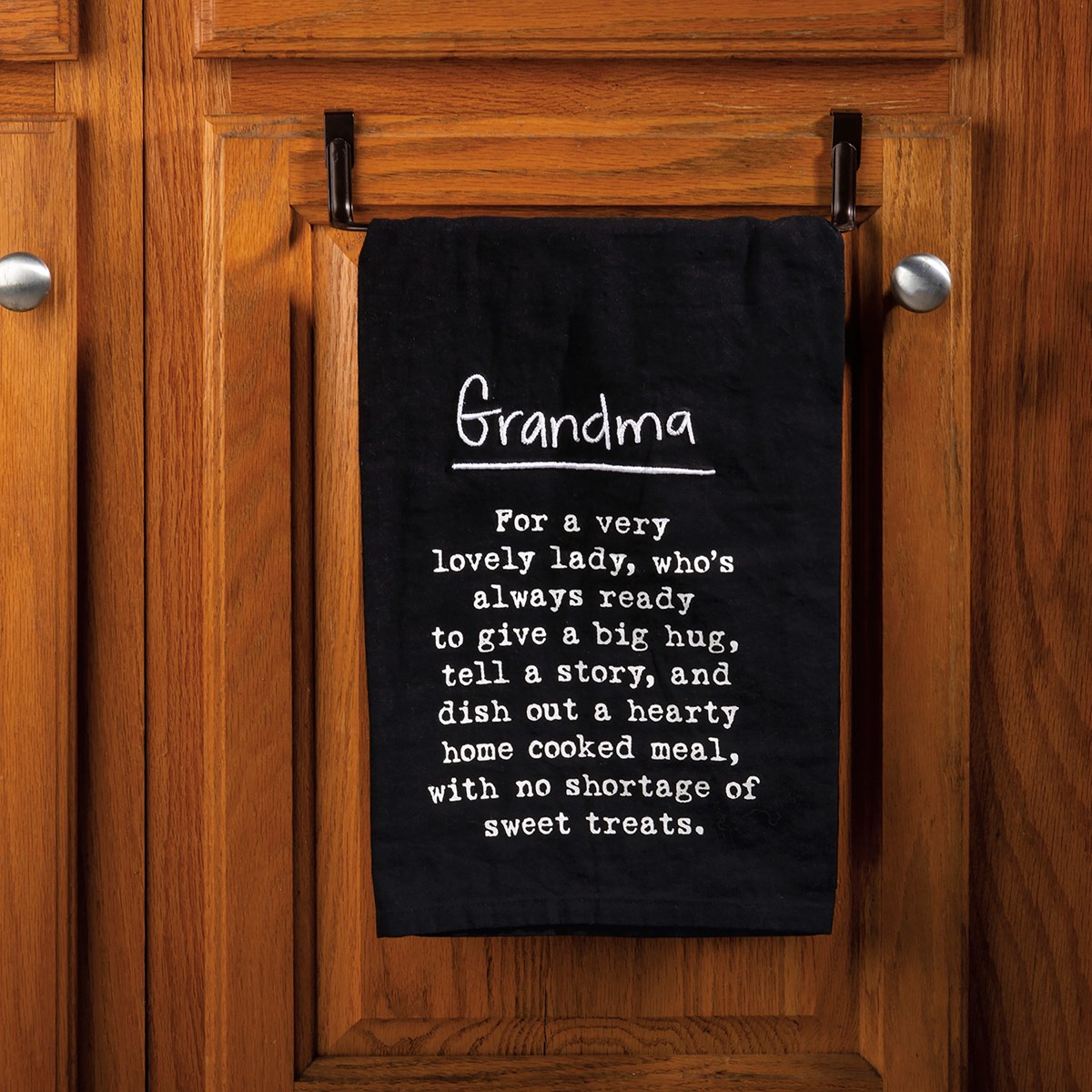 Grandma A Very Lovely Lady Kitchen Towel - Cotton