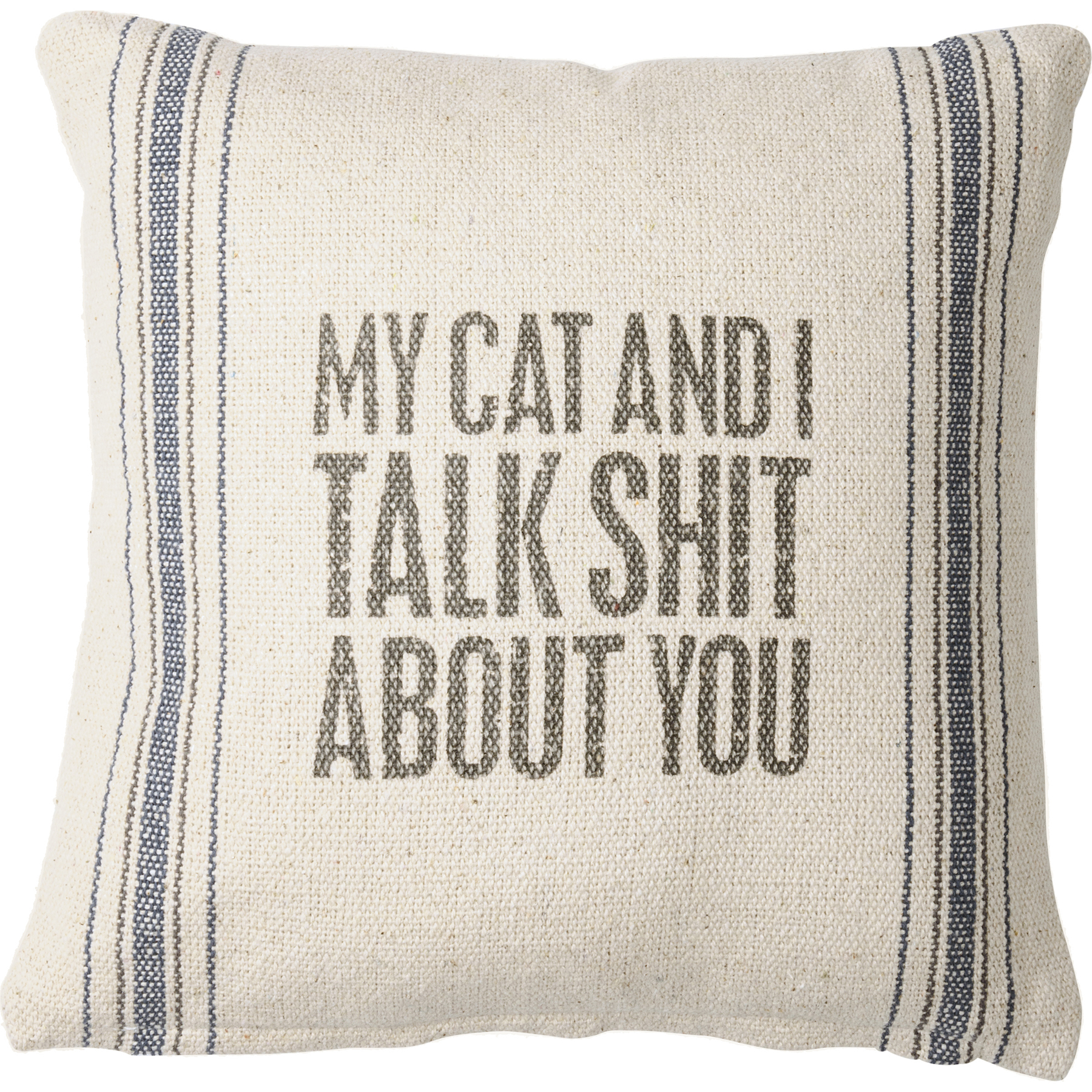 My Cat And I Talk About You Pillow Primitives By Kathy