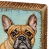 Frenchie Block Sign - Wood