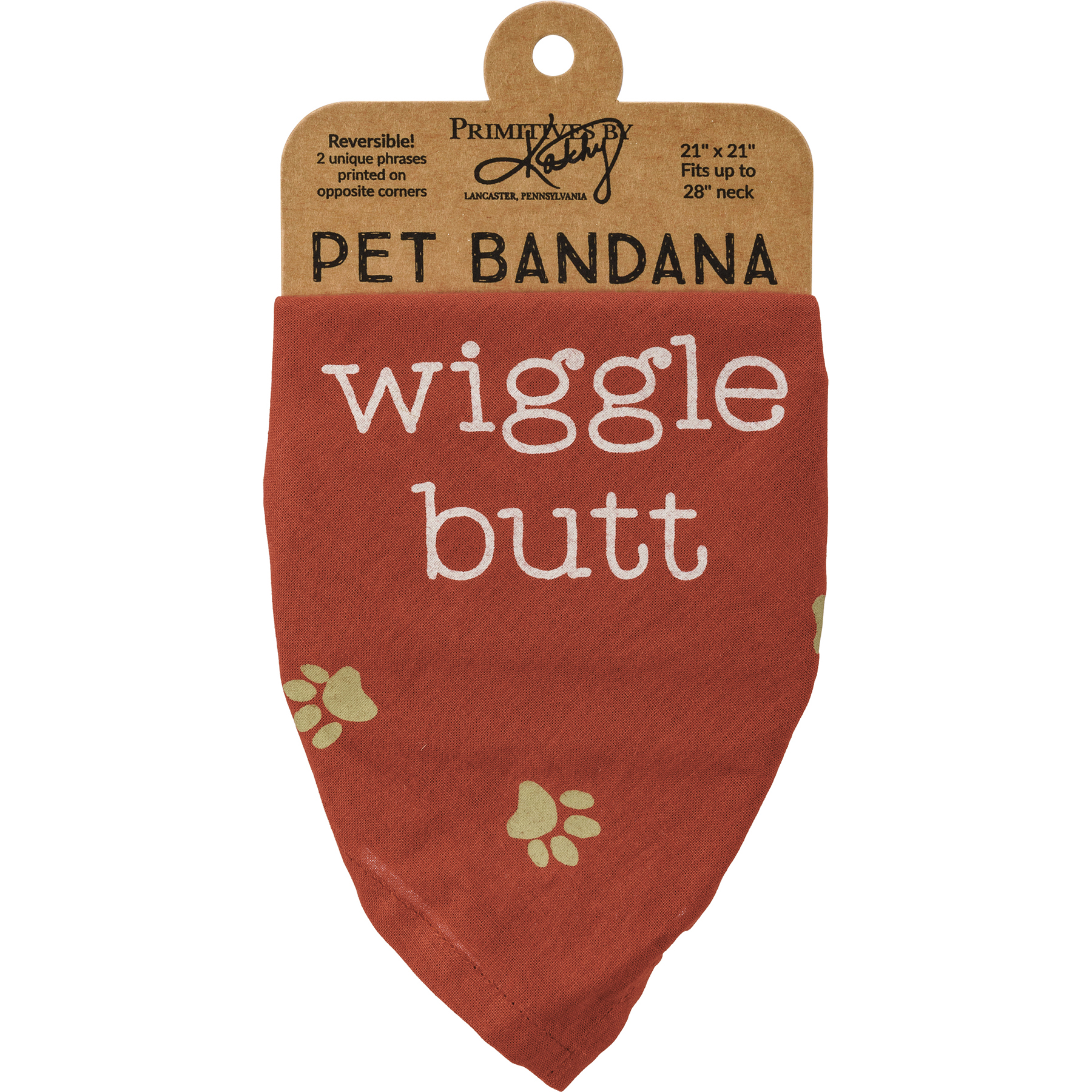 Cute but psycho Reversible Bandana Blue - All Tails Wag