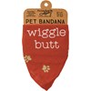 My Treat/Wigglebutt Large Pet Bandana - Cotton