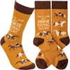 Socks - These Are My Horse Riding Socks - One Size Fits Most - Cotton, Nylon, Spandex