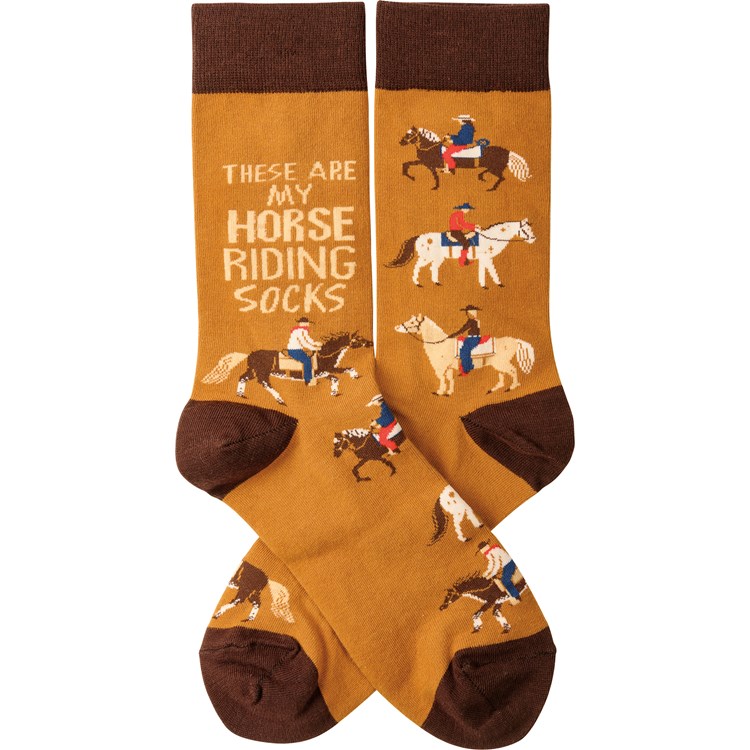 These Are My Horse Riding Socks - Cotton, Nylon, Spandex