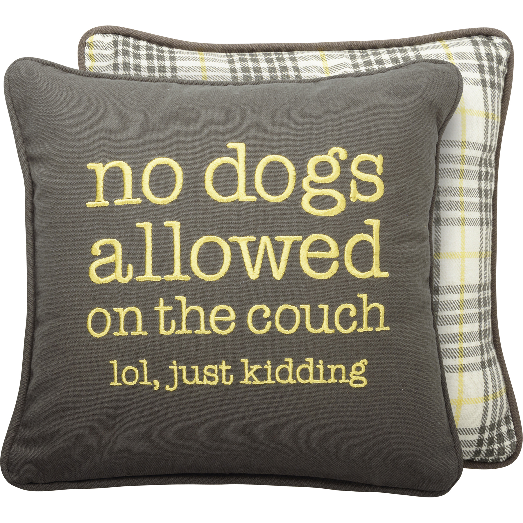 10-Inch by 15-Inch 22561 Primitives by Kathy with Dogs Dark Pillow