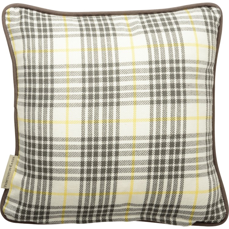 Pillow - No Cats On The Couch LOL Just Kidding - 12" x 12" - Cotton, Zipper