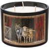 Winter Friends Jar Candle - Soy Wax, Glass, Cotton