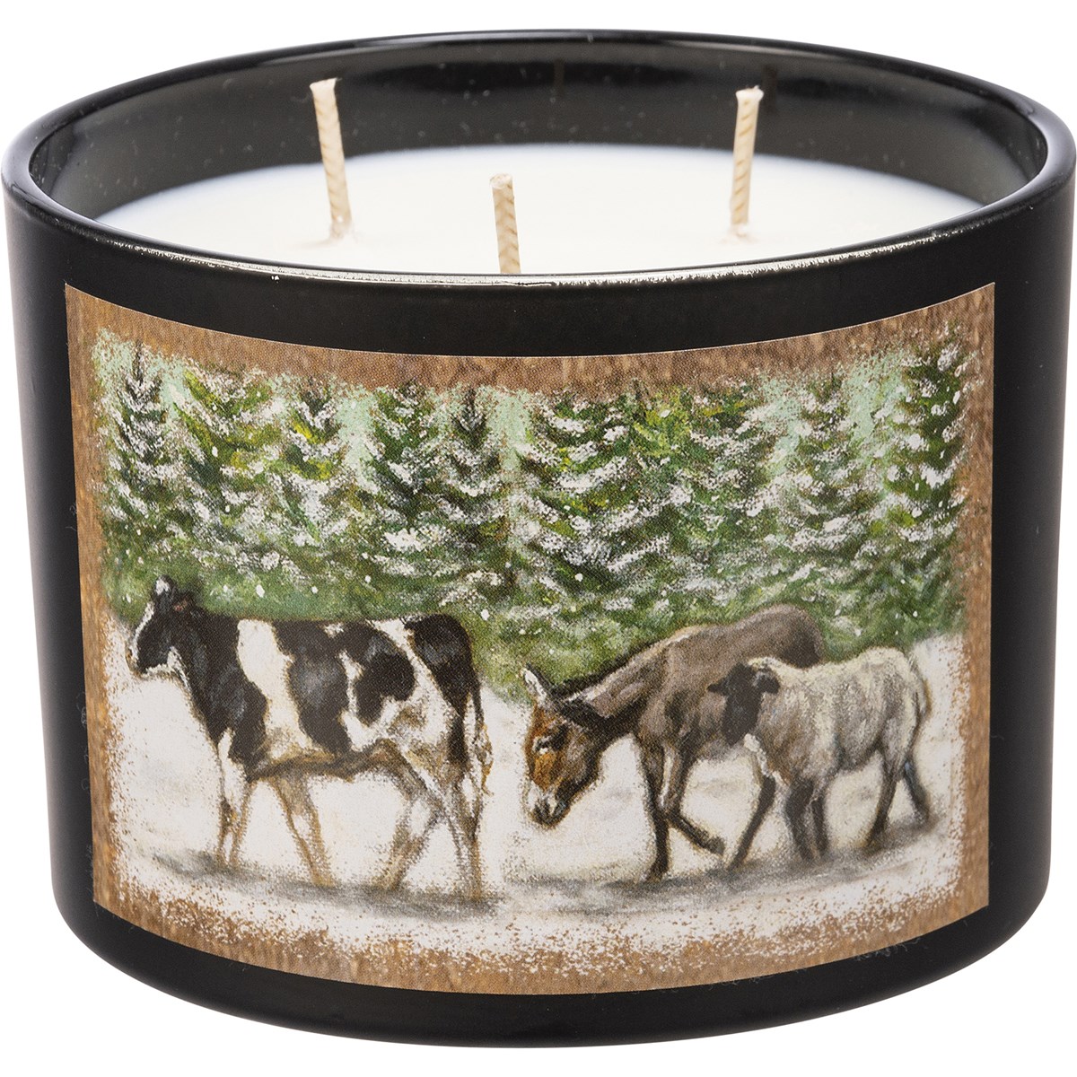 Winter Parade Jar Candle - Soy Wax, Glass, Cotton