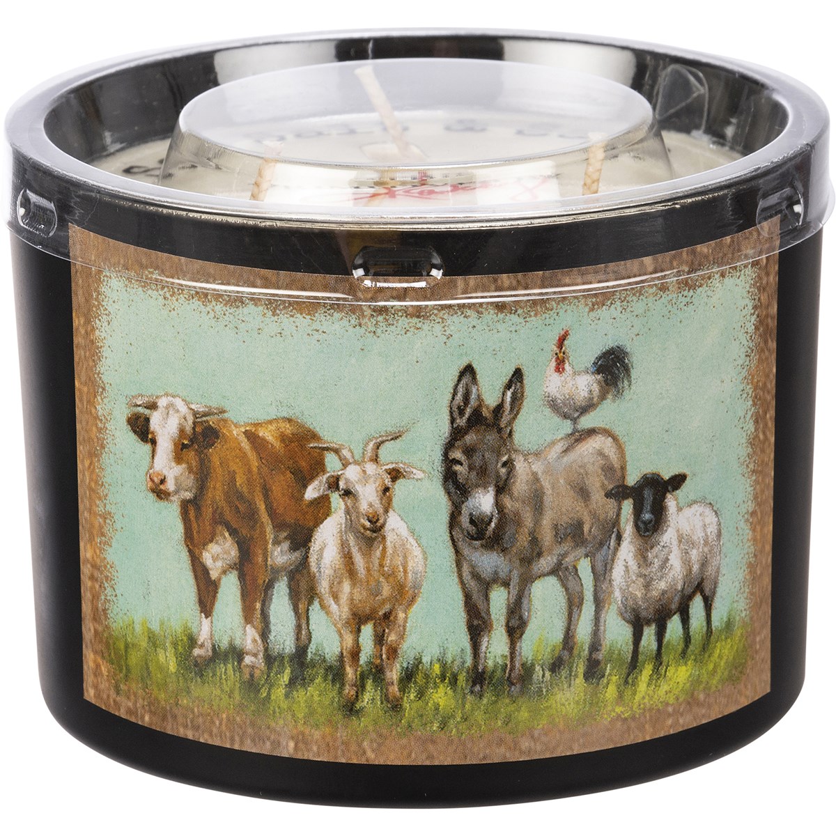 Farm Family Candle - Soy Wax, Glass, Cotton