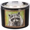 Raccoon Candle - Soy Wax, Glass, Cotton