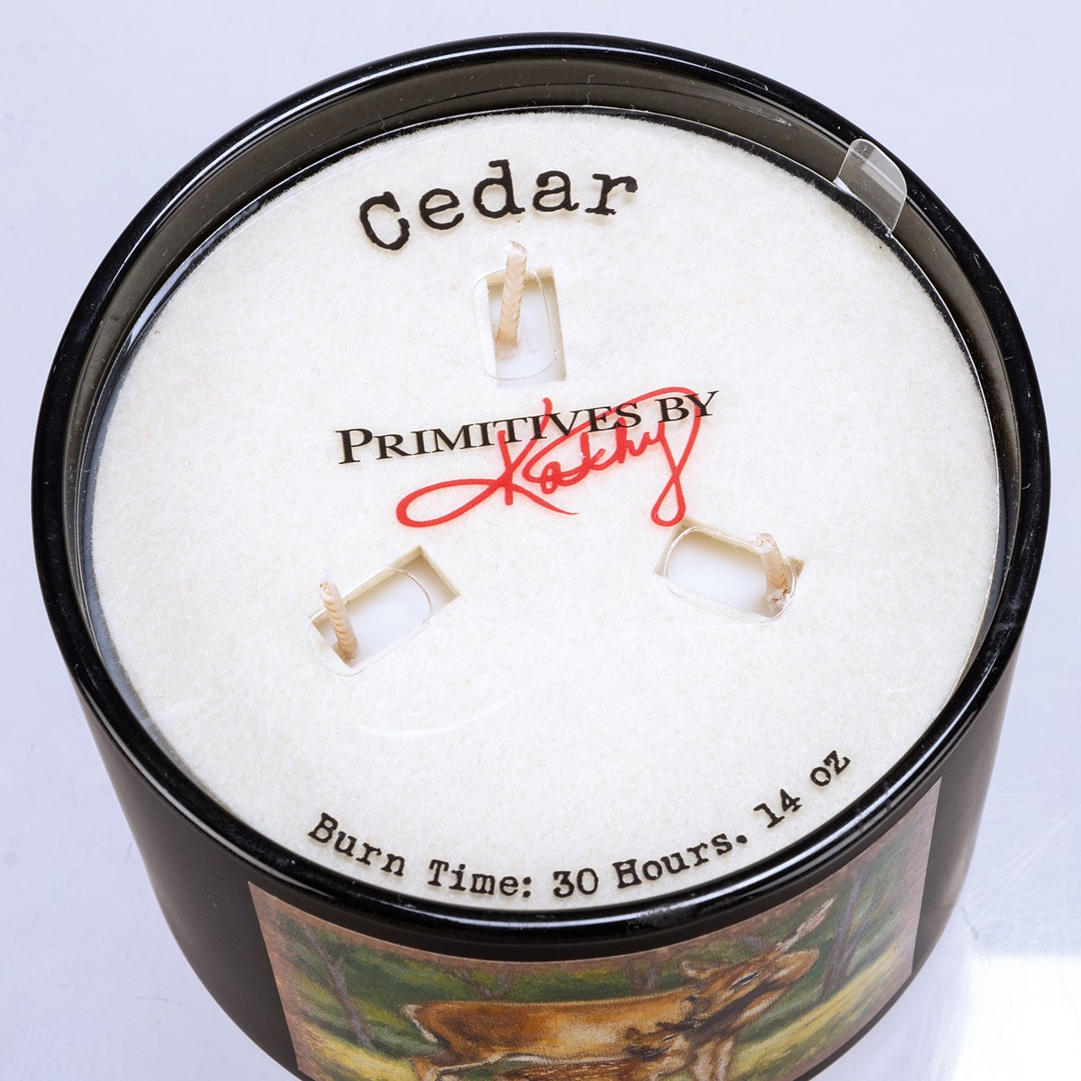 Deer Jar Candle - Soy Wax, Glass, Cotton