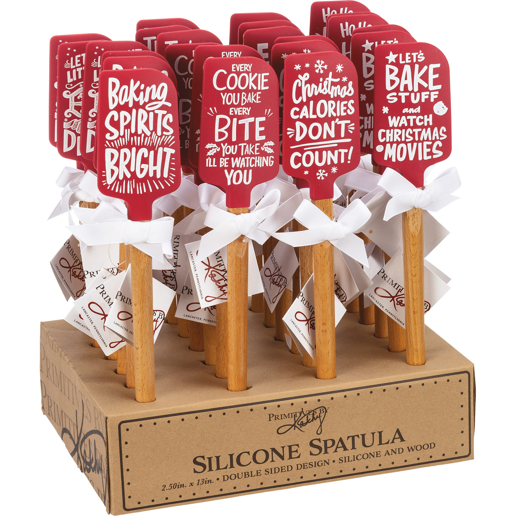 mini christmas spatulas