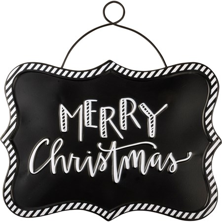 Merry Christmas Wall Decor - Metal, Wire