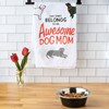 Awesome Dog Mom Kitchen Towel - Cotton