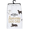Awesome Dog Dad Kitchen Towel - Cotton